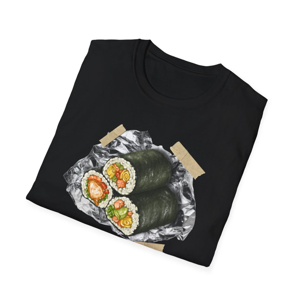 Unisex Heavy Cotton Tee Sushi Black